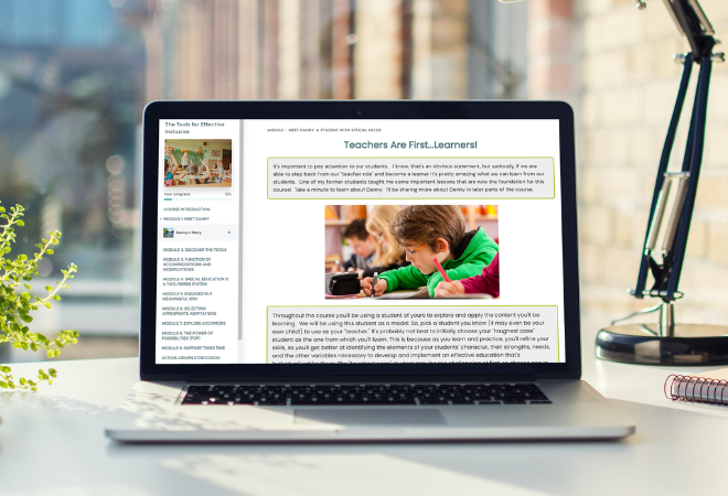 Online learning from Action Driven Education.